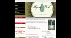 Desktop Screenshot of legacypark.org